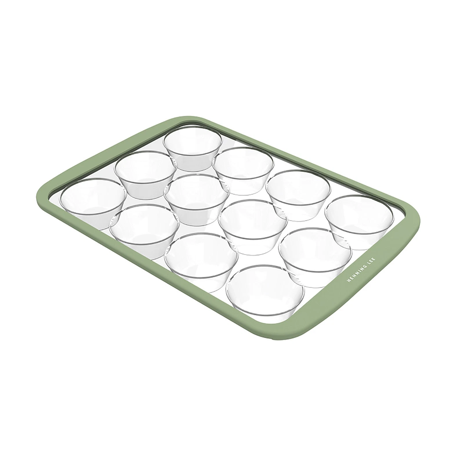 Henning Lee Look and Cook Clear Silicone 12-Cup Muffin Pan, Moss
Opens in a new window or tab