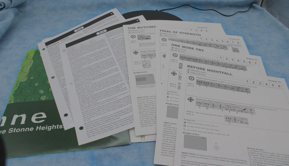 Critical Hit Stonne 1940 France WWII ASL Compatible Module w/ Map & Counters - Image 4 of 4