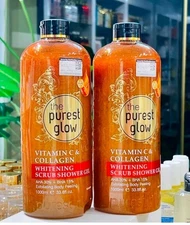 The Purest Glow Vitamin C Collagen Lightening Scrub Shower Gel 1000ml x1