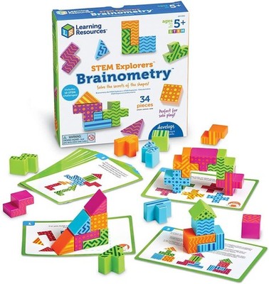 Learning Resources MINT-Forscher Gehirnometrie, Alter 5+, Puzzlespiel,... 