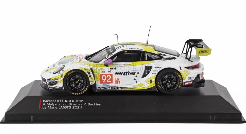 MODELLINO AUTO STATICO IXO PORSCHE 911 992 GT3 LE MANS 2024 BACHLER KITTS 1/43 - Immagine 3 di 4