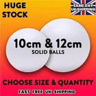 SOLID POLYSTYRENE BALLS 100mm & 120mm - White Foam Craft Sphere Sweet Tree - UK