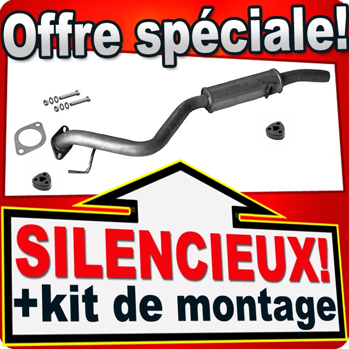 Échappement silencieux arrière Opel Frontera B 2.2 16V pot de rechange LWB 5 portes