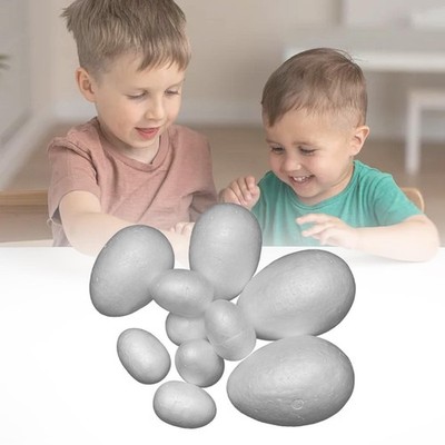 Schaumstoff Eiform Modellieren Dekorieren 100 mm für Ostern DIY Zubehör Malen