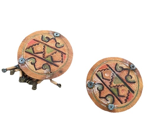 Wooden Beads For Jewelry Making Native American 1 Inch Each