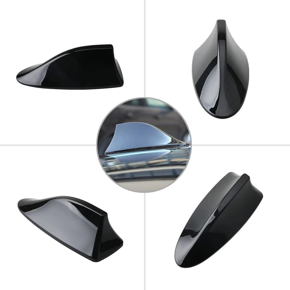 Cubierta de antena de coche negra radio AM/FM aleta de tiburón decoración para Land Rover Discovery Foto 2 de 4