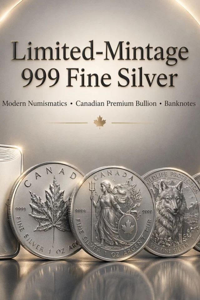 🔥Collector Alert: 999 Fine Silver Limited-Mintage Coins & banknotes🔥