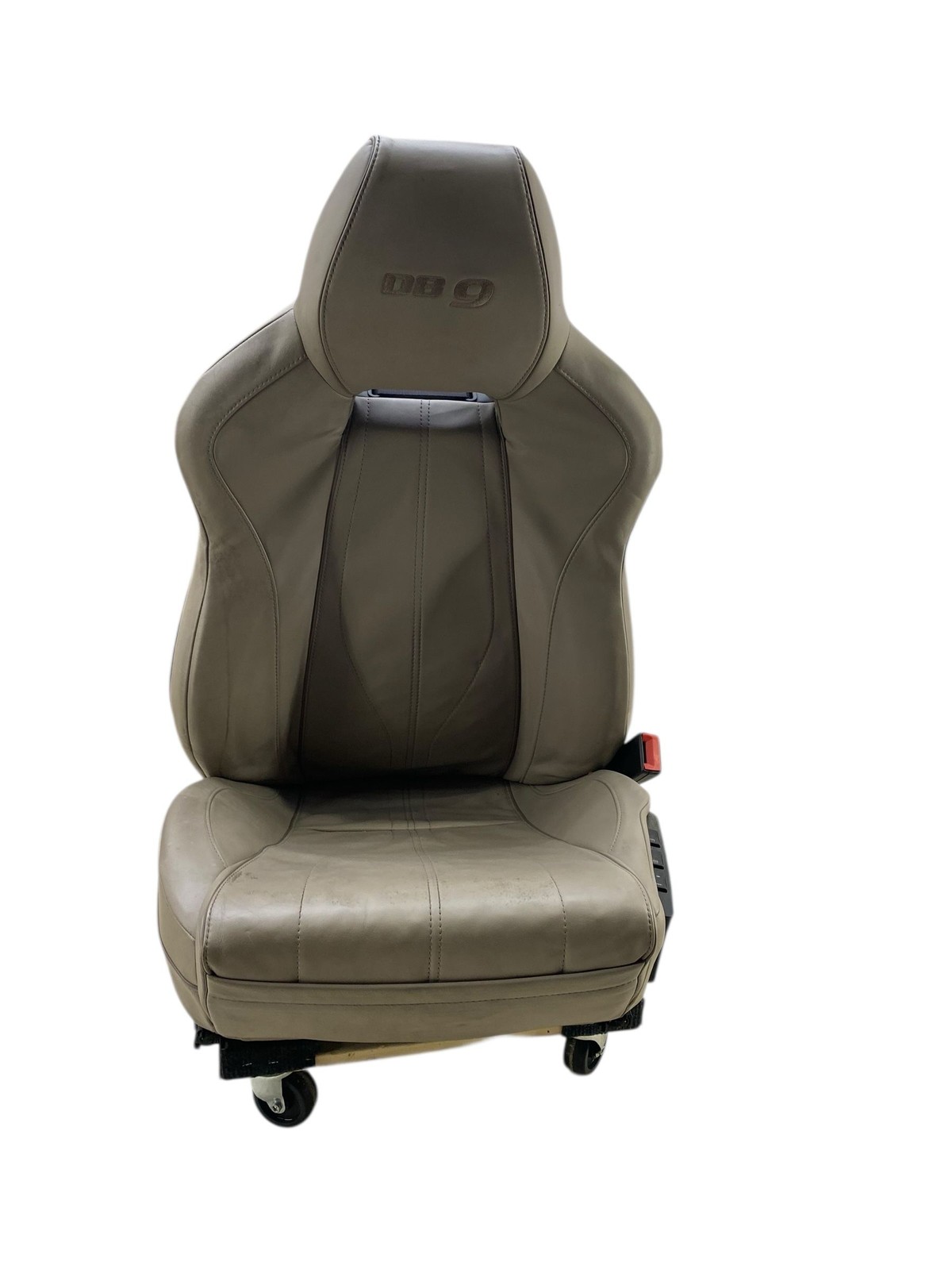 2013-2016 Aston Martin DB9 Volante Front Right Passenger Seat W/ Bag Ice Mocha