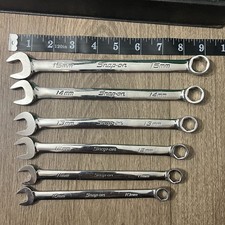 Snap On 6 Piece Metric Wrench Set Oshm100b-oshm150b 10mm-15mm 6 Point