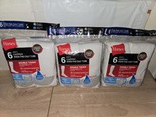  3 Hanes Men's Over The Calf Tube Socks Cushioned Fresh 18-Pair Size 6-14