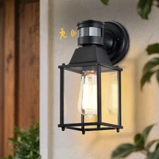 Outdoor Porch Light Motion Sensor Outdoor Wall Light Black Outdoor Light Fixture