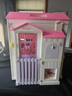 Vintage 1996 Barbie Folding Pretty Dollhouse - RARE With Furniture