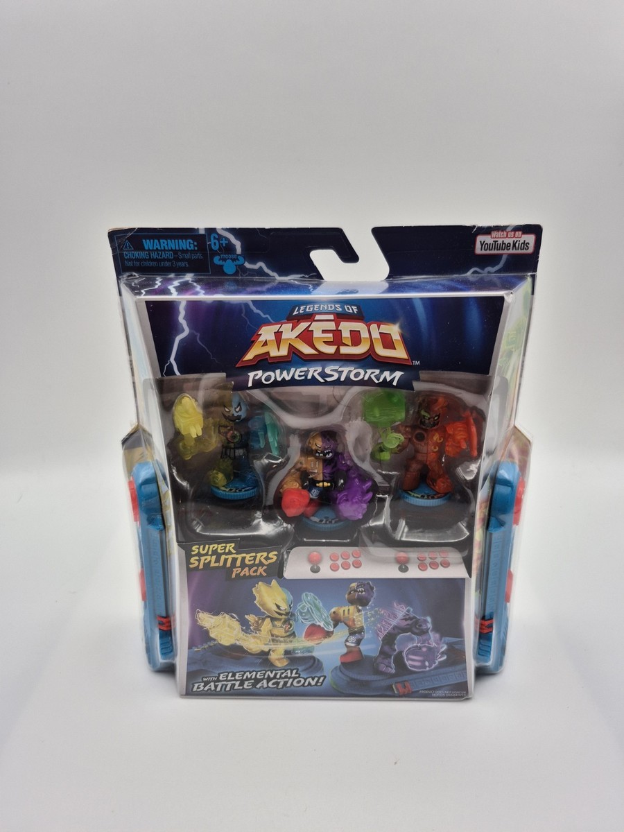 Akedo Powerstorm Super Splitters Pack Burndown Buster Splits