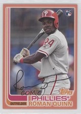 2017 Topps Archives 1982 Peach 150/199 Roman Quinn #154 0q3
