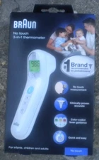 Brand New Braun BNT300 No Touch Forehead Digital Thermometer ~ Free Shipping!