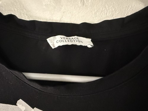 Colección Versace - Camiseta Medusa Negra XL - Auténtica Verificada Certilogo - Imagen 2 de 7