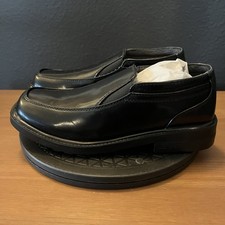 Deer Stags Boys Black Brian Slip On Comfort Kids Dress Loafers Shoes Size 4M