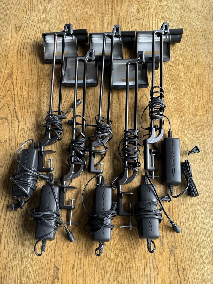 Lot of Five (5) Humanscale Task Lamps - Image 3 of 4