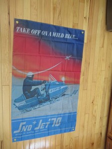 Take Off on a Wild Blue Sno Jet '70 Banner