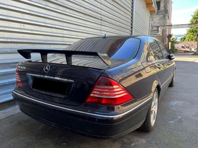 DTM Rear trunk spoiler wing For Mercedes W220 Boot lid Highkick Trim Cover
