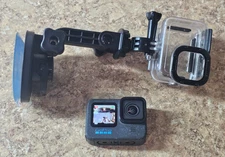 GoPro Hero 12 Black Action Camera Pre-owned w/ Case and Mount Tested + Working