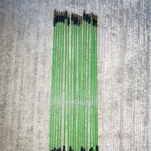 19pc Green Fiberglass Wire Running Rods Coaxial Electrical Cable Fish Sticks Kit
