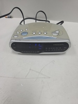 Emerson CKS1850 Research SmartSet AM-FM 2-Alarm Clock Radio Blue LED w/ Dimmer