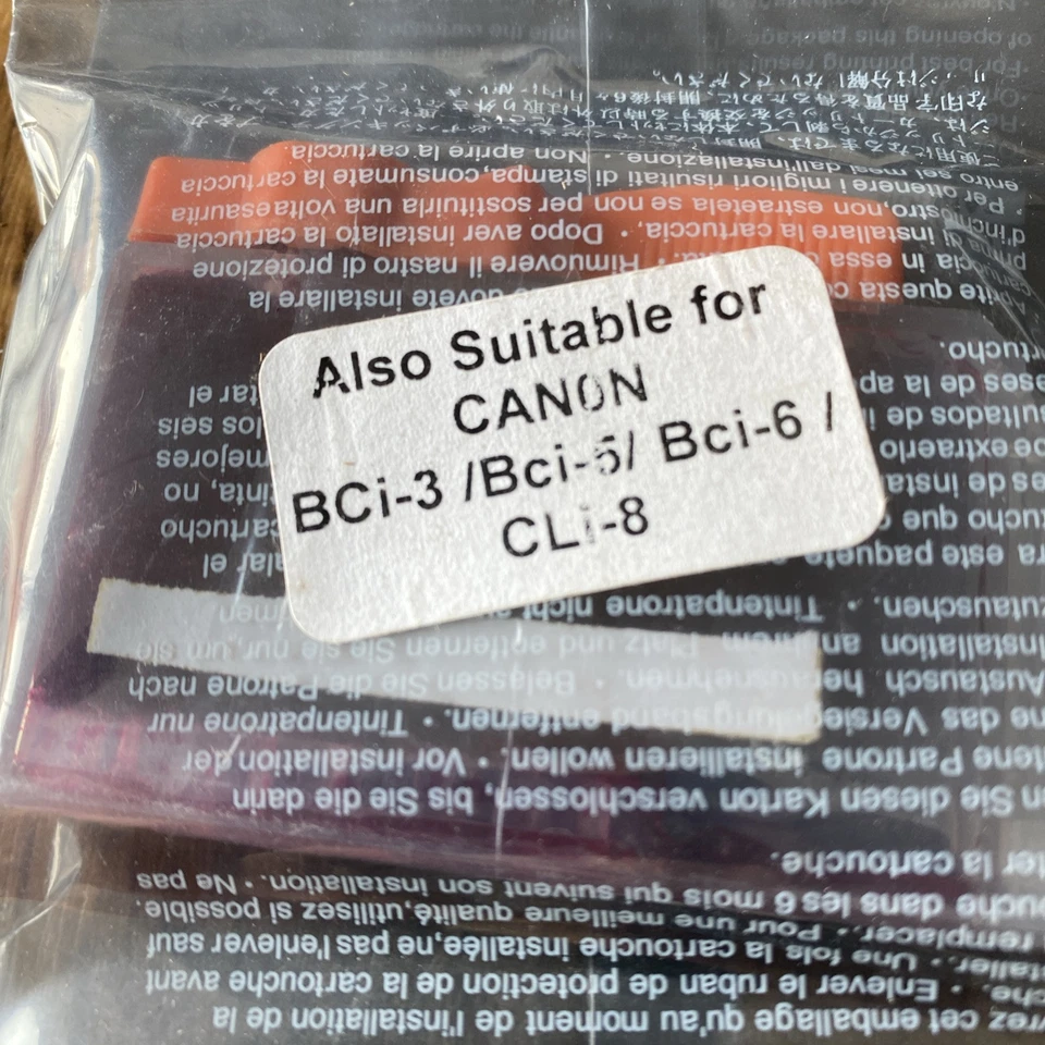 6 X Sealed Brand  Job Lot Of Magenta Ink Cartridge NEW CLI8M  For Canon Printers - Image 2 of 4