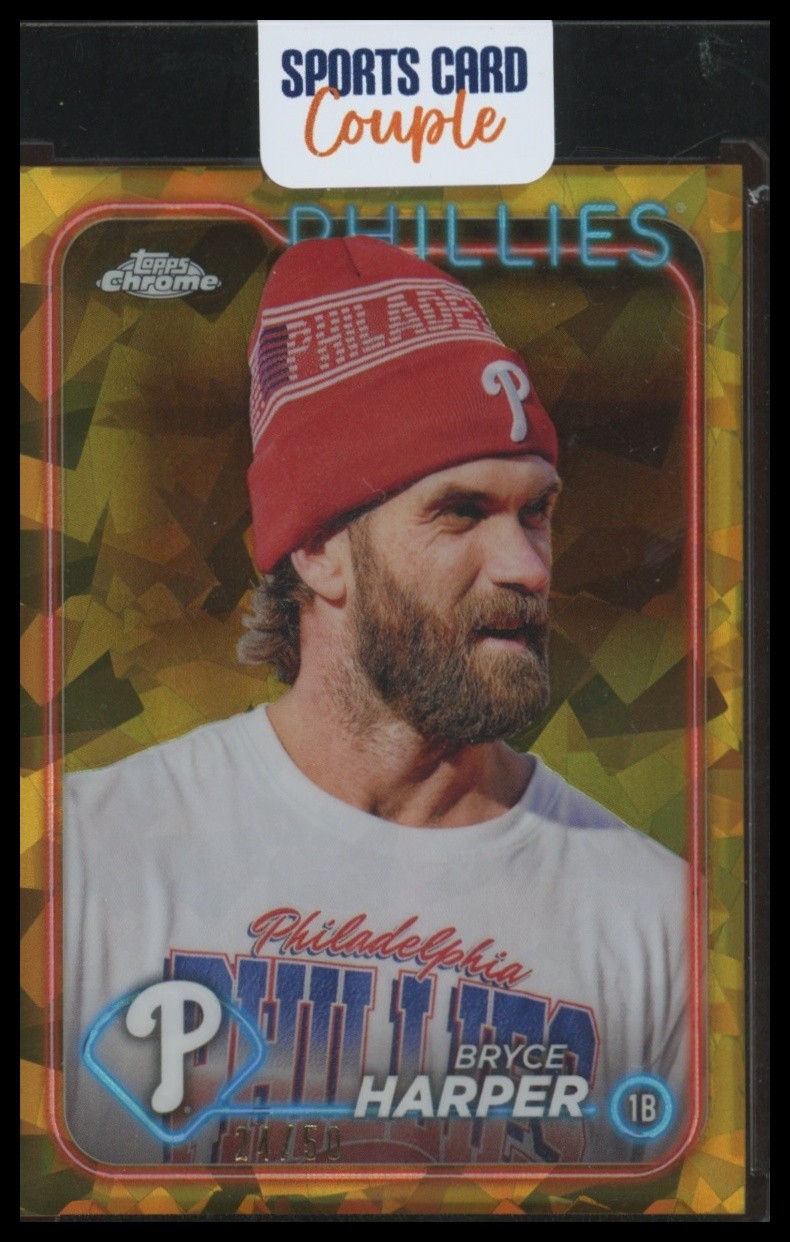 2024 Topps Chrome Sapphire Edition #200b Bryce Harper Gold #/50