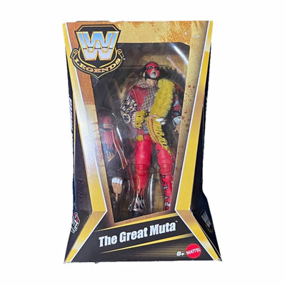 Mattel WWE Legends The Great Muta Figure Boxed Original Unopened w/ Accessory