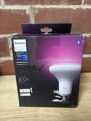 Philips Hue BR30 E26 LED 85W White& Color Ambiance Smart Light Bulb NEW OPEN BOX