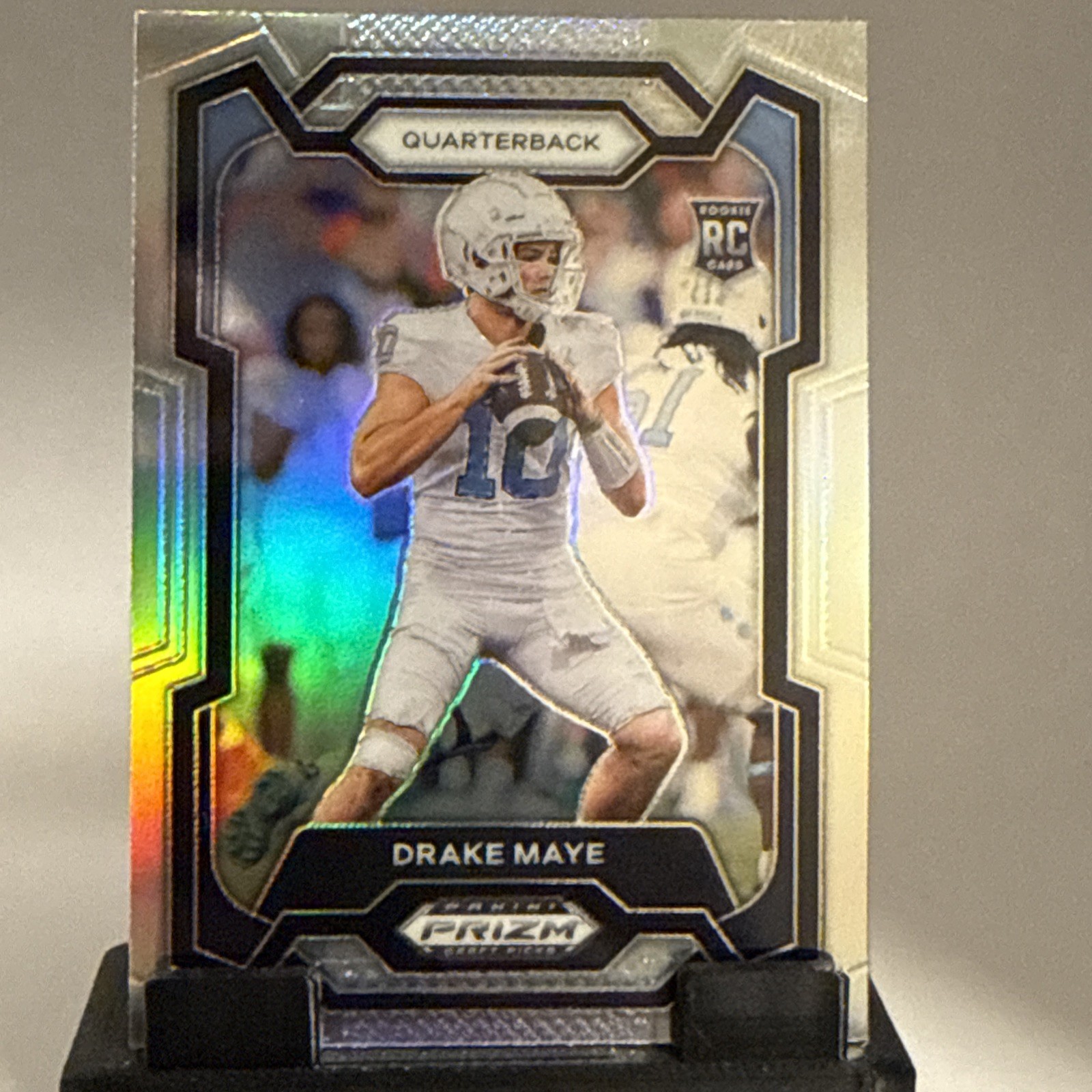 Drake Maye 2024 Panini Prizm Draft Picks #103 Silver Prizm (RC) Tar Heels
