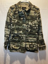 Sanctuary Women  s Camouflage Utility Jacket Size X-Small