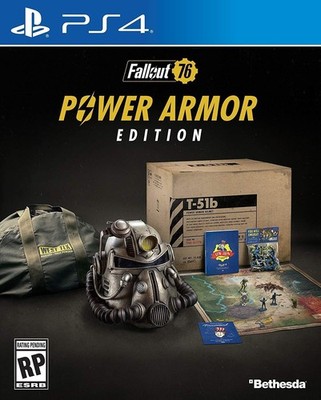 Fallout 76 Power Armor Edition PS4 w/ Canvas Duffel Bag