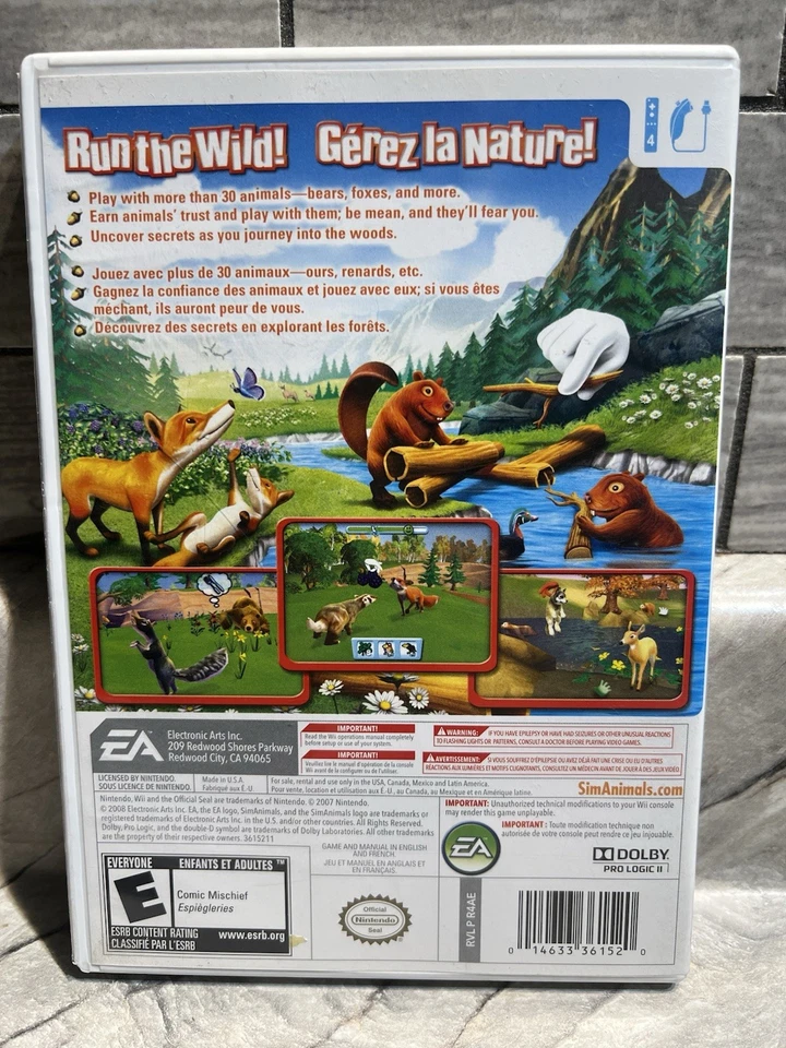 SimAnimals - Nintendo Wii - Game + Box - Image 4 of 4