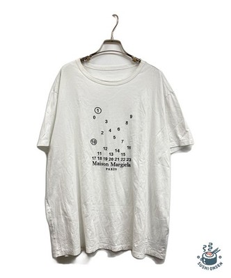 Maison Margiela 23SS Calendar Graphic Logo T-Shirt Size: XXL