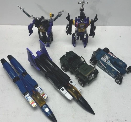Vintage G1 Transformers Figure lot. 6 Figures. SEE PHOTOS. Parts Etc..