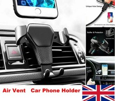 UK Universal Mobile Car Phone Holder Air Vent Gravity Design Mount Cradle Stand