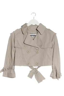 FACON Kurzjacke Damen Jacke Gr. DE 36 hellgrau Casual-Look