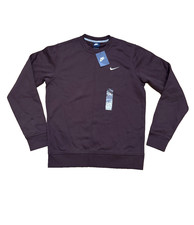 Nike Sportswear Club Fleece Swoosh Logo Pullover Sweatshirt Size M 839667 233