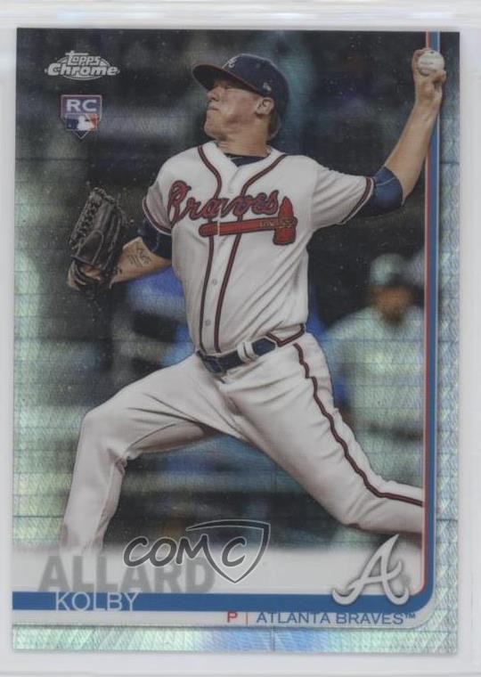 2019 Topps Chrome Prism Refractor Kolby Allard #99 8k4