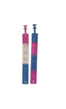 2 PC Pop it Bracelet  Sensory Fidget Toy  Stress Relief  Assorted Colors