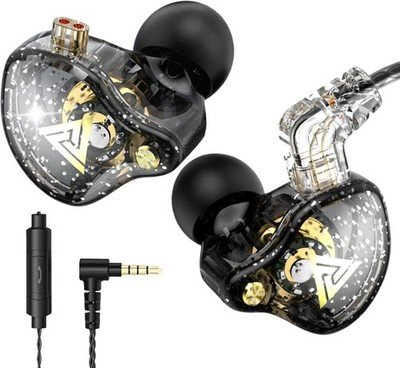 HJX QKZ AK6 Pro Wired IEM for Gaming Earbuds with MIC, in Ear