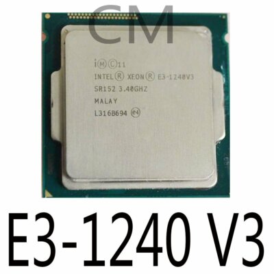 Intel Xeon E3-1240 V3 E3-1240V3 3.40GHz 8M 5GT/s 80W CPU