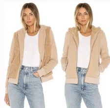 Heartloom Aiden Reversible Shearling Hoodie Small Revolve Sherpa Teddy Size S