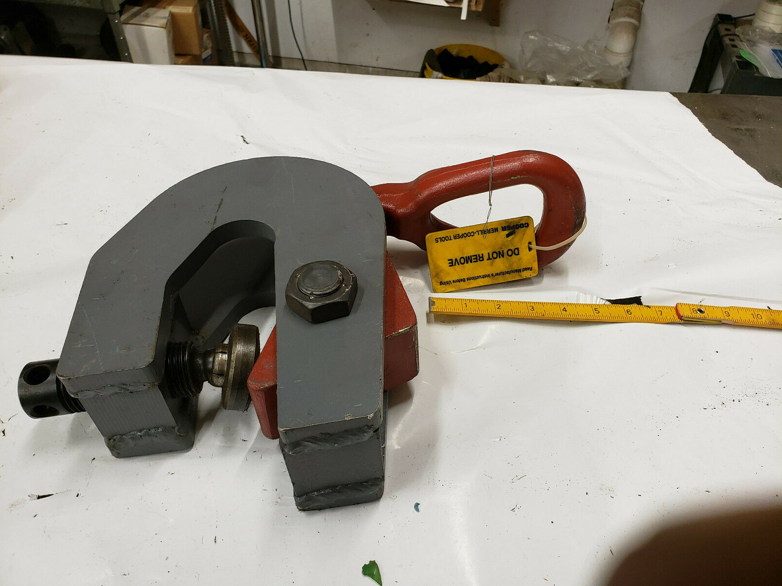 NEW Merrill 6421012 MPSAC 3Ton Lift Plate Clamp 0 1.25" Grip, 35lbs