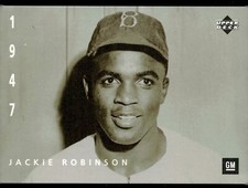 1994 Upper Deck GM Ken Burns 1947 #7 JACKIE ROBINSON Brooklyn Dodgers G4