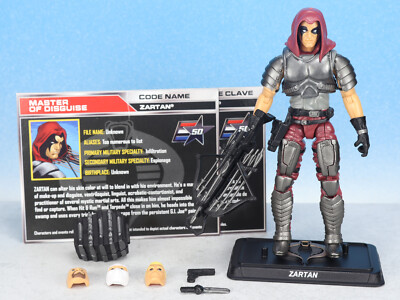 GI Joe 50th Anniversary ZARTAN v22 Master of Disguise Complete