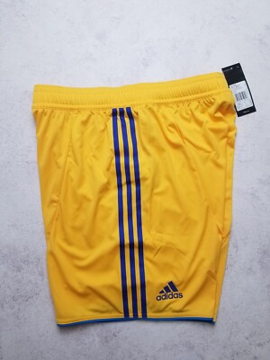 Ukraine EURO 2012 Home Football Soccer Shorts Adidas Yellow MEN'S