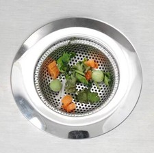 Sink Strainer Large Wide Rim 11.3cm, 4PCS Stainless Steel Mesh Drain Filter.